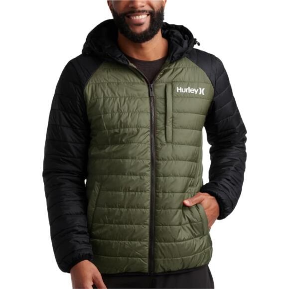 Men's Jacket Lightweight Packable Puffer Coat Weather
